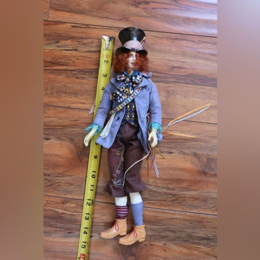 Mad Hatter Inspired Doll with Blue Jacket - Picture 8 of 8